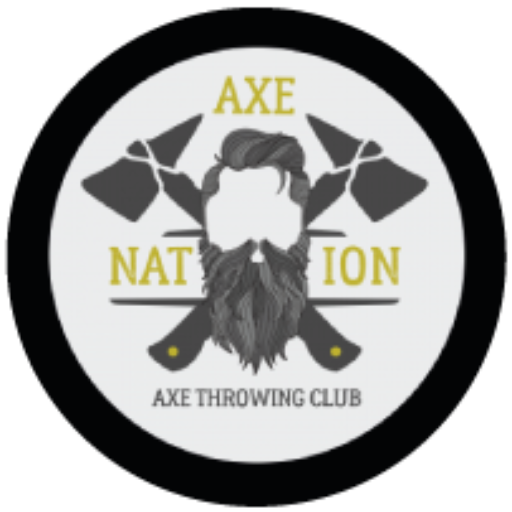 axe throwing club logo